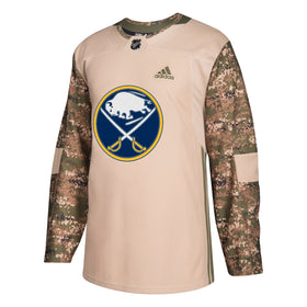 Buffalo Sabres Military Camo Khaki  258J Adidas NHL Pro Jersey