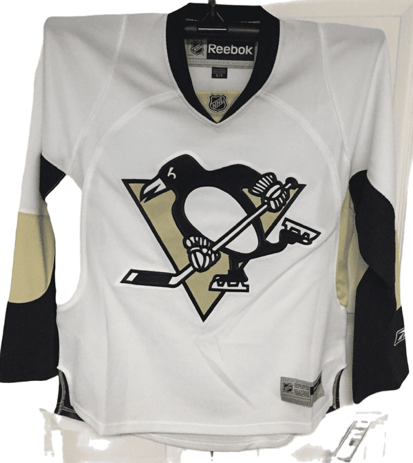 Pittsburgh Penguins Reebok Premier 7185 AWAY White Jersey