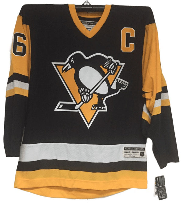 ThingsIBuyForYou Mario LeMieux Vintage Pittsburgh Penguins CCM Hockey Jersey (L)