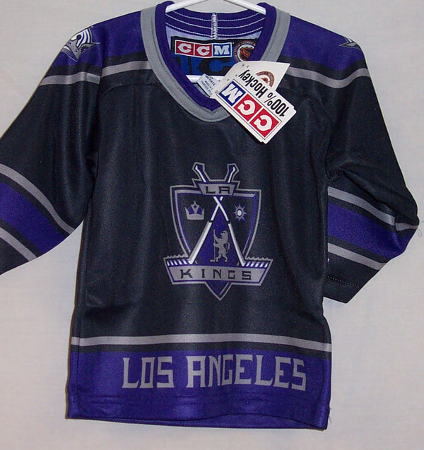 NHL Los Angeles Kings Baseball Black Customized Jersey