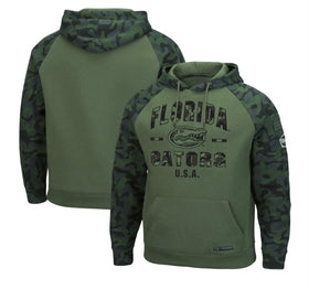 Colosseum Florida Gators Military Camo OHT Pullover Fleece NCAA Hoodie