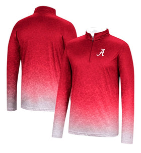 Colosseum Alabama Crimson Tide NCAA Walter 1/4 Zip Pullover Windshirt