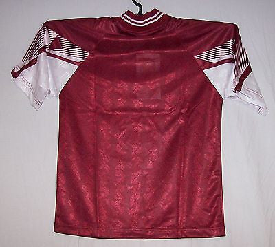 Maroon & White Interroma Soccer jersey jerseys Adult
