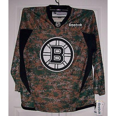 Reebok Men's Boston Bruins Camo Jersey - Macy's