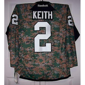 KEITH Military Camo Chicago Blackhawks Reebok Premier Jersey