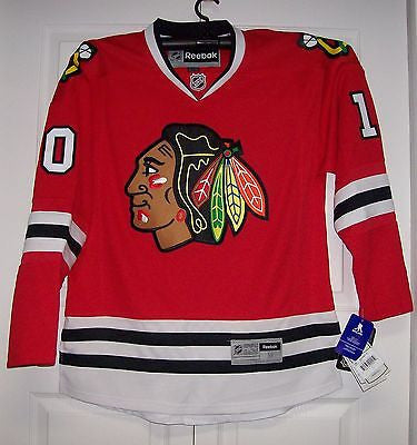 Chicago Blackhawks Reebok Premier 7185 AWAY White Jersey - Hockey Jersey  Outlet