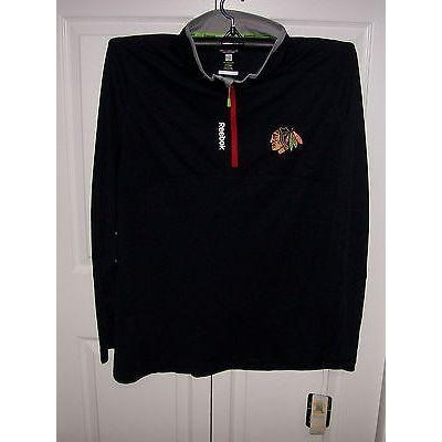 Chicago Blackhawks Reebok 3363 Center-Ice Baselayer 1/4 Zip Pullover