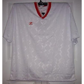 WHITE & RED Soccer Jerseys Stampa jersey FieldSheer - Upper V