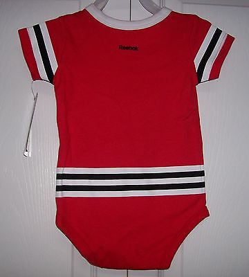 Chicago Blackhawks Baby CREEPER Reebok HOME Red Jersey