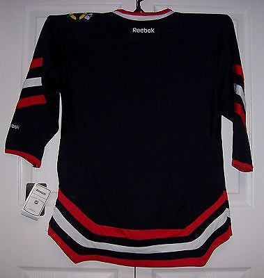 Chicago Blackhawks Reebok Premier Black Stadium Series YOUTH Jersey