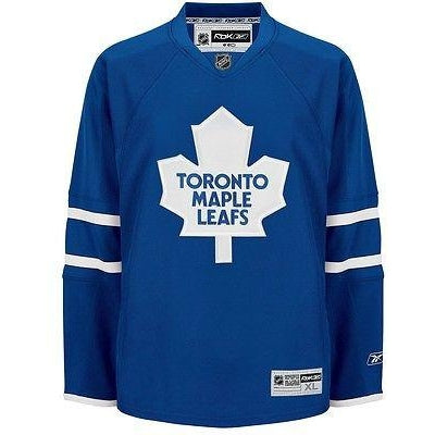 Tim HORTON Vintage Toronto maple Leafs Blue CCM 550 Jersey Lace-up