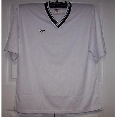 WHITE & NAVY Soccer Jerseys Stampa jersey FieldSheer - Upper V