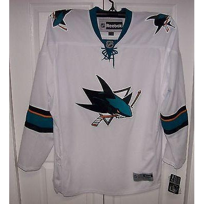 2007-11 SAN JOSE SHARKS REEBOK TRAINING JERSEY L - Classic American Sports