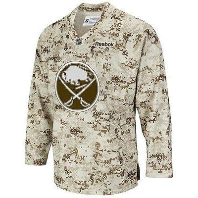 Military Sand CAMO Buffalo Sabres Reebok Premier 7277 Jersey