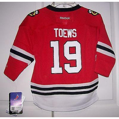 TOEWS Chicago Blackhawks Reebok Premier Home Red YOUTH Jersey