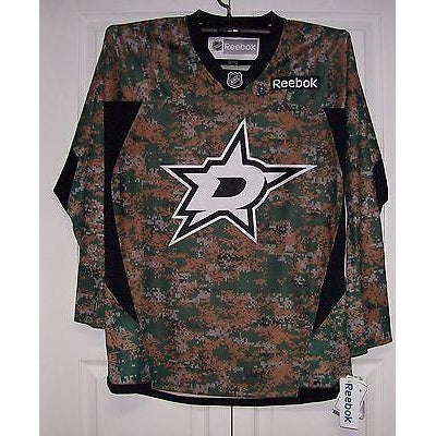 Minnesota Wild Camo Camouflage Hockey Jersey Reebok Med North stars  Veterans Nhl