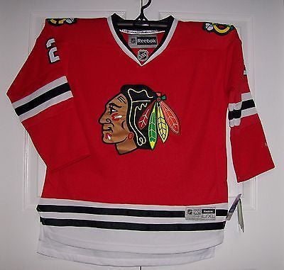 KEITH Chicago Blackhawks Reebok Premier 7185 HOME Red Jersey