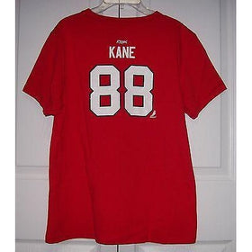 KANE Ladies Chicago Blackhawks Reebok Player Name & Number T-Shirt Red