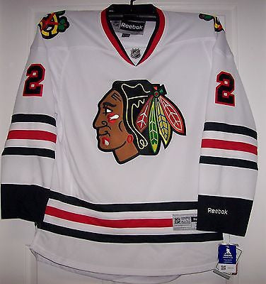 Reebok, Shirts, Reebok Nhl Chicago Blackhawks Hockey Black Jersey Size  Large