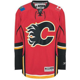 Calgary Flames YOUTH Reebok Premier Home Red Jersey