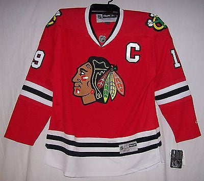 SHAW Chicago Blackhawks Reebok Premier 7185 Home Red Jersey