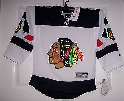 Chicago Blackhawks 3rd BLACK Reebok Premier YOUTH Jersey - Hockey Jersey  Outlet