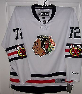  Reebok Artemi Panarin Chicago Blackhawks NHL White 2017  Official Winter Classic Premier Jersey for Men (L) : Sports & Outdoors