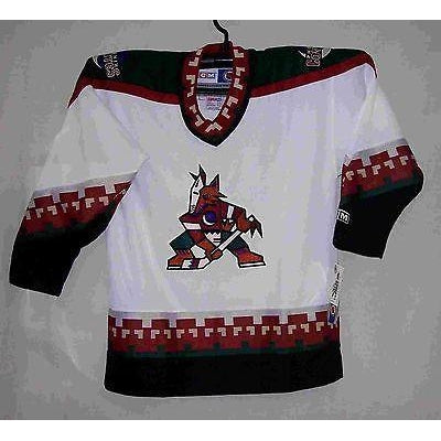 Phoenix Arizona Coyotes Retro White 4100 CCM Toddler Jersey
