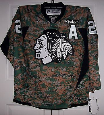 KEITH Military Camo Chicago Blackhawks Reebok Premier Jersey