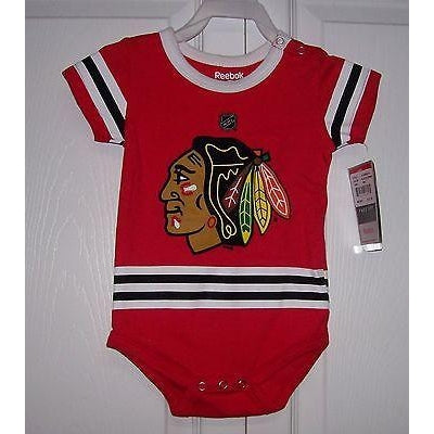 Chicago Blackhawks Baby CREEPER Reebok HOME Red Jersey