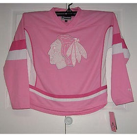 PINK Chicago Blackhawks GIRLS Replica Reebok Jersey Toddler