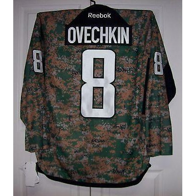 Ovechkin Military CAMO Washington Capitals Reebok Premier 7352 Jersey