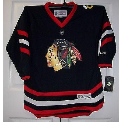 Vintage Chicago Blackhawks Starter Youth Hockey Jersey Size Large/XL