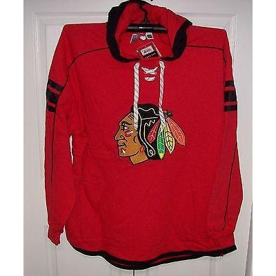 Chicago Blackhawks CCM Jersey Pullover Hoodie - Black