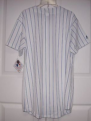 MLB Kansas City Royals Boys' White Pinstripe Pullover Jersey - XS