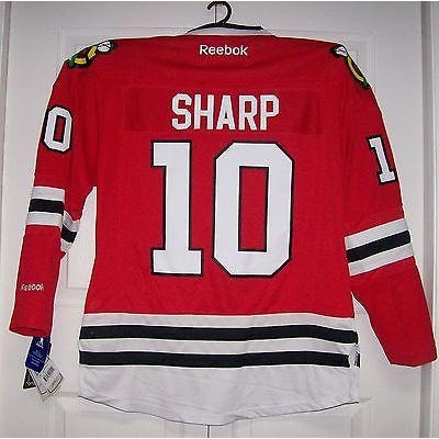 SHARP Womens Chicago Blackhawks Reebok Premier Ladies 7214 Home Red Jersey