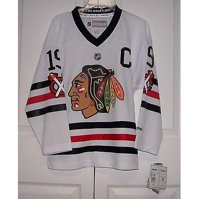 Black & Hot Pink Chicago Blackhawks GIRLS Reebok Jersey Youth