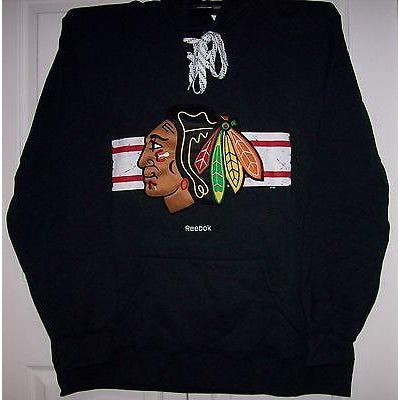 Chicago Blackhawks Logo Hockey HOODY SWEATSHIRT WITH LACE NHL