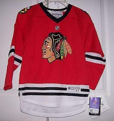 Red NHL REEBOK CHICAGO BLACKHAWKS YOUTH PRACTICE JERSEY XL 18/20
