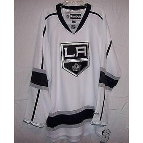 Los Angeles Kings YOUTH Reebok Premier 7185 White Grey Jersey