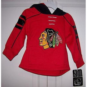 TODDLER Chicago Blackhawks Reebok Fleece Hoodie Hoody RED Toddler