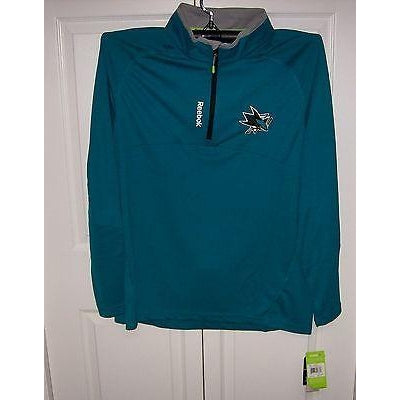 San Jose Sharks Reebok 3363 Center-Ice Baselayer 1/4 Zip Pullover