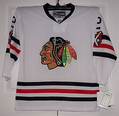 Black & Hot Pink Chicago Blackhawks GIRLS Reebok Jersey Youth