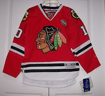SHARP Chicago Blackhawks Reebok Premier HOME Red YOUTH Jersey