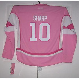 P. Sharp PINK Chicago Blackhawks GIRLS Reebok Jersey
