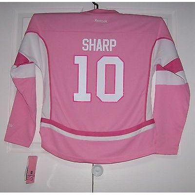 P. Sharp PINK Chicago Blackhawks GIRLS Reebok Jersey