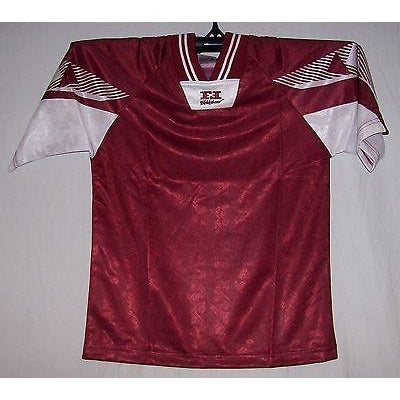 Maroon & White Interroma Soccer jersey jerseys Adult