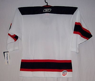 Trenton Devils White ECHL Reebok 550 Jersey YOUTH - Hockey Jersey Outlet