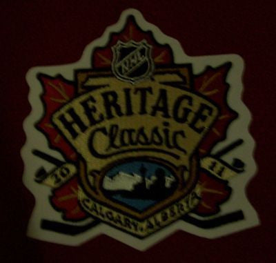2023 NHL Heritage Classic Jersey Patch Edmonton Oilers Calgary Flames