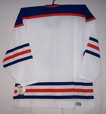 Vancouver Canucks CCM M550 Throwback White V Jersey New tags LARGE